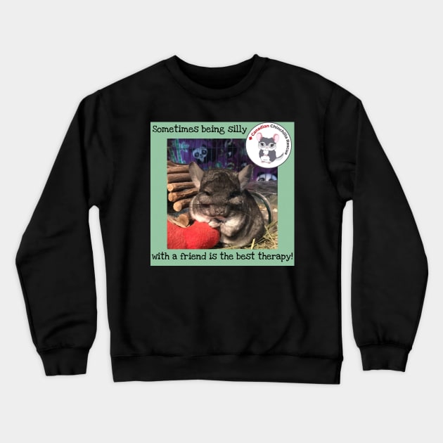 Chin Buddy Crewneck Sweatshirt by canchinrescue